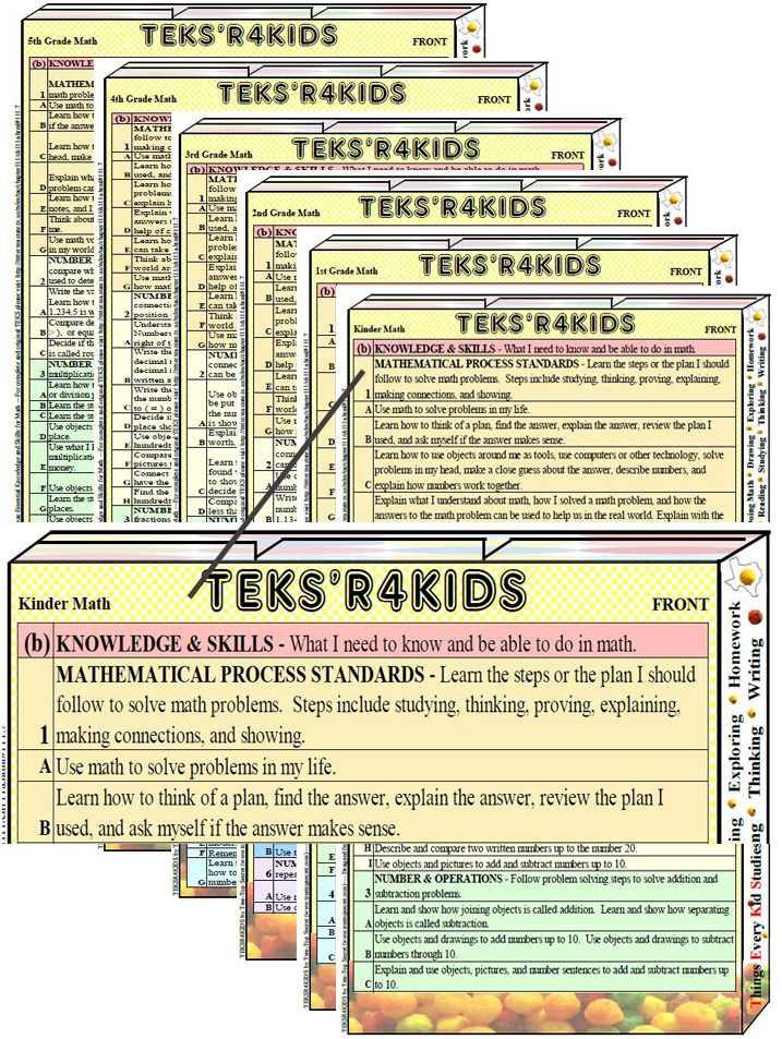 Teks R4kids Math 5th Grade Instant Download Treetopsecret Education