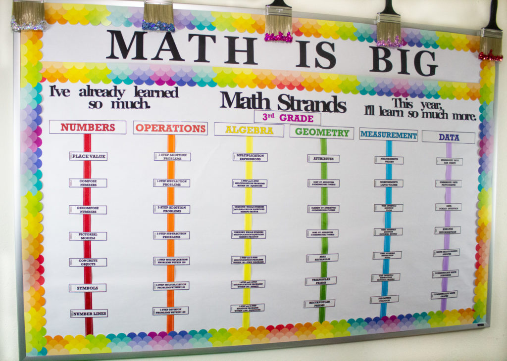 Math Is Big Strands And Objectives 3rd Grade TEKS TreeTopSecret Education